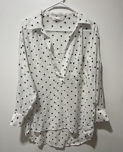 Blusa zara bianca - con, pois