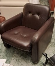 Poltrone in pelle originali anni '70 -Vintage Design Italiano Anni '70