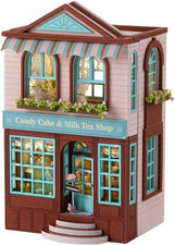 Casa in Miniatura, Set per Casa Delle Bambole Fai Da Te, in Legno, Mini Set Da C