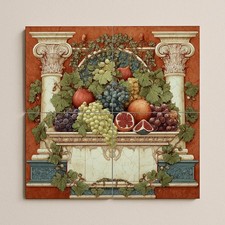 Piastrella ceramica frutta
