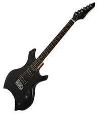 Chitarra elettrica nera opaca - chitarra,
