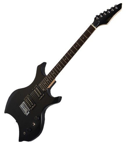Chitarra elettrica nera opaca - elettrica,