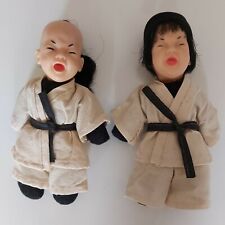 2 PACIOCCHINI KUNG FU CLUB COPPIA EL GRECO DOLL POUPEE PUPPE MUÑECA VINTAGE 1970