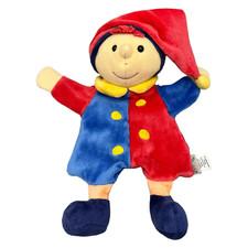 Bambola Sterntaler Kasper Clown Arlecchino circo bambola foulard bambino colorato