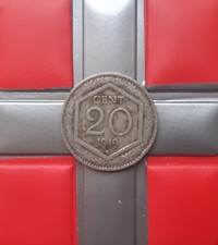 (£)     20 Centesimi 1919