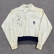 Camicia vintage anni 50 Westward Ho Rayon Gabardine Gaucho uomo piccola Rockabilly USA