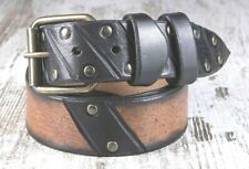 Cintura artigianale cuoio " Old Bull " robusta indistruttibile cinta pelle