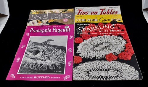 Vtg pattern books doilies - vtg, books:
