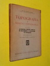 Agostini, Aminto - TOPOGRAFIA E DISEGNO TOPOGRAFICO vol. 3. 1944, Hoepli