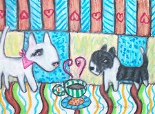 Miniature Bull Terrier ACEO