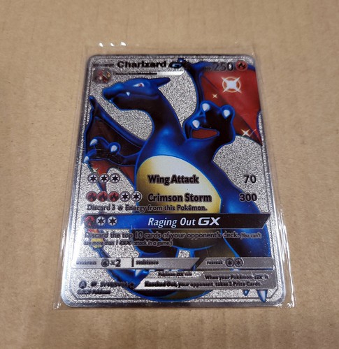 Carta charizard silver - carta, gx