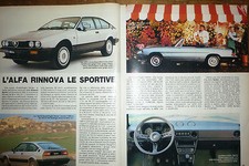 # ARTICOLO ALFA ROMEO RINNOVA LE SPORTIVE GTV SPRINT SPIDER - 1983 VEDI ALTRI