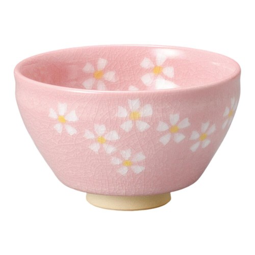 Mino ware matcha ciotola - matcha, rosa