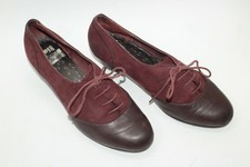 scarpe donna CAMPER taglia 8,5 Europa 39 tela bordeaux S9363
