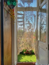 Antique French Linen Filet