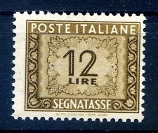 ITALIA 1947 - SEGNATASSE 12 Lire RUOTA NUOVO **  MNH