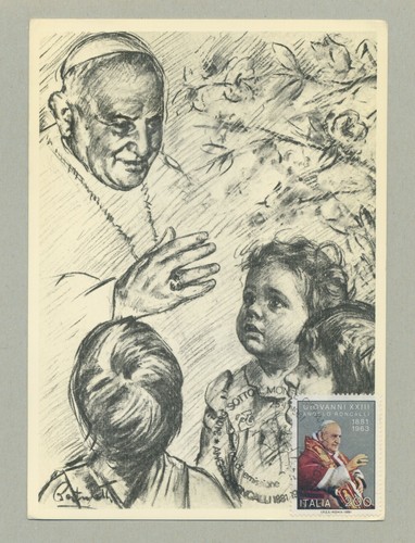 Papa giovanni con - i, bambini