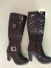 Stivali Lucidi Neri N.37