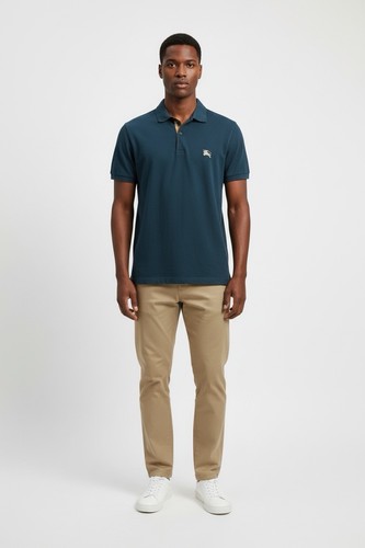 Burberry polo uomo - burberry, blu