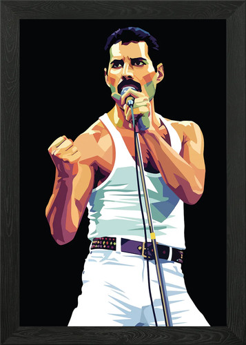 Quadro freddie mercury - quadro, digital