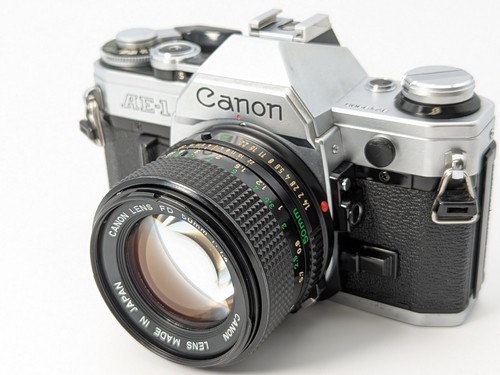 Canon silver 35mm slr - canon,