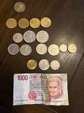variety lire coin italy, 500