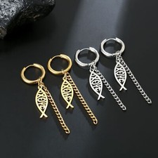 Orecchini a Cerchio in Acciaio