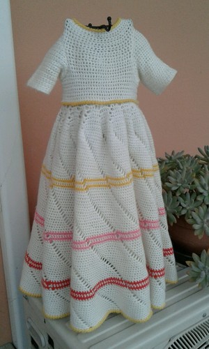 Bambola vestito all uncinetto - all,