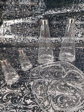 Colle Cristallo 24% - Set Da Tavola completo saliera, pepiera, oliera, acetiera