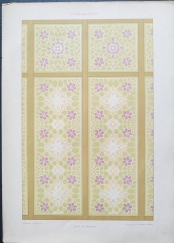 Antica stampa colori 1900 - antica,
