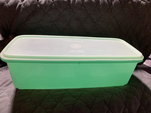 Vintage verde tupperware - tupperware, 14"