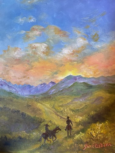 Paesaggio cavalli montagna - paesaggio,