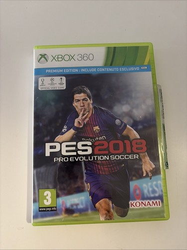 Pes 2018 xbox360 disco come - pes,