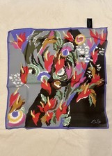 Foulard in seta anni ‘80  Cacharel Paris LouLou