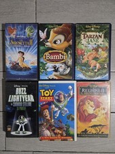Lotto di 6 videocassette VHS Disney