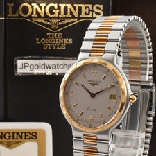 Orologio da uomo NewBatt BOX *MINT* Longines Conquest L614 32 mm quadrante...