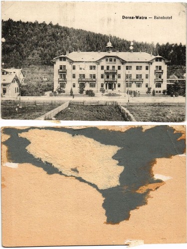 Cpa dorna watra - ak, bahnhotel
