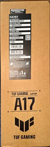 Asus tuf gaming a17 - a17, fa707