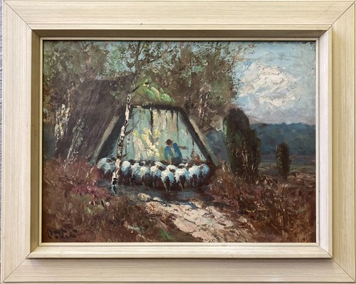 Quadro olio impressionista