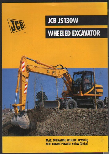 Foglietto brochure escavatore - ,