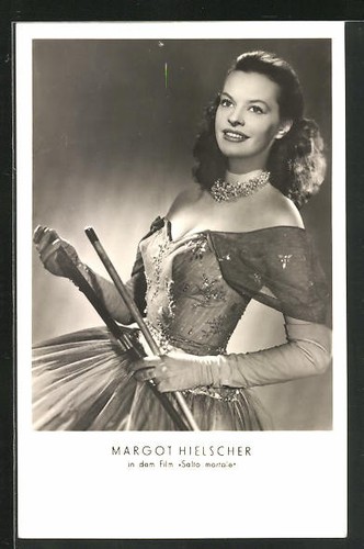 Cartolina attrice margot - attrice,