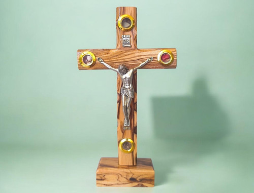 Crocifisso legno ulivo - legno, di