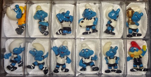 Kit puffi calcio blu - calcio, •