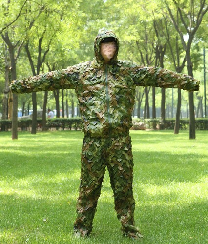 Tuta ghillie mimetica foglia - tuta,