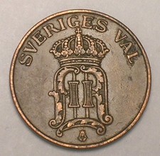 Moneta Monogramma Svedese 2