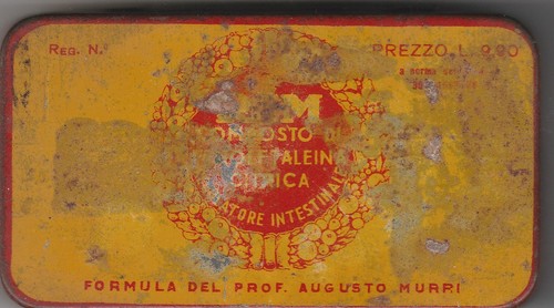 Vintage scatola latta farmacia - vintage,