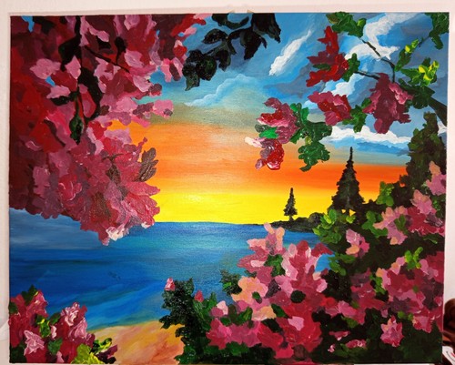 Quadro sunset our beach - quadro,