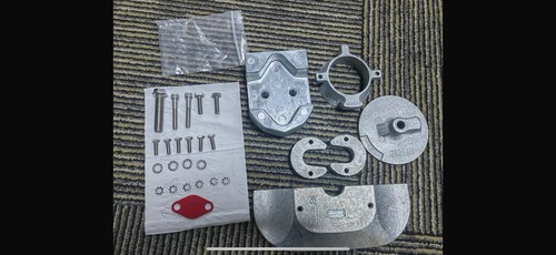 Kit anodo barca zinc mercury - barca,