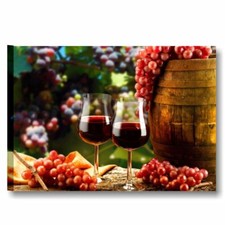 Calici di vino 2 QUADRO SU
