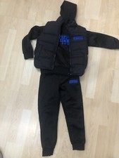 Tuta con cappuccio in felpa +